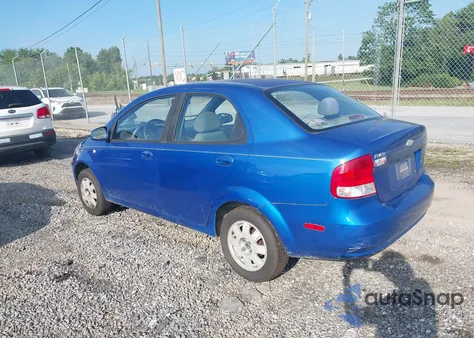 2005 Chevrolet Aveo Ls z USA, uszkodzony, nr VIN KL1TD52685B293472
